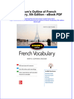 Full Download Book Schaums Outline of French Vocabulary 5Th Edition PDF