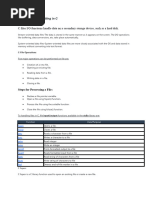 File Handling