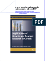 Full Download Book Applications of Genetic and Genomic Research in Cereals PDF