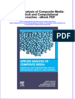 Full Download Book Applied Analysis of Composite Media Analytical and Computational Approaches PDF