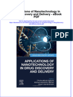 Full Download Book Applications of Nanotechnology in Drug Discovery and Delivery PDF