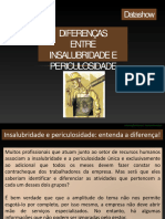 Diferenças Entre Insalubridade E Periculosidade: Datashow