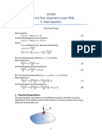 Lecture 6 Four Important Linear PDEs 3 Heat Eq