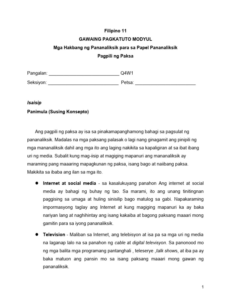 f11-w1-las-filbas-kahulugan-at-kahalagahan-ng-pananaliksik-1-pdf