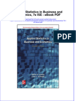 Full Download Book Applied Statistics in Business and Economics 7E Ise PDF