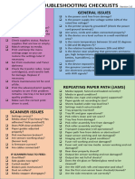 Troubleshooting Checklist v1.0