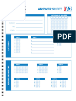 BTCE - A2 - Optical Answer Sheet