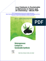 Full download book Heterogeneous Catalysis In Sustainable Synthesis Advances In Green And Sustainable Chemistry Pdf pdf