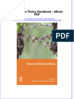 Full Download Book Science For Policy Handbook PDF