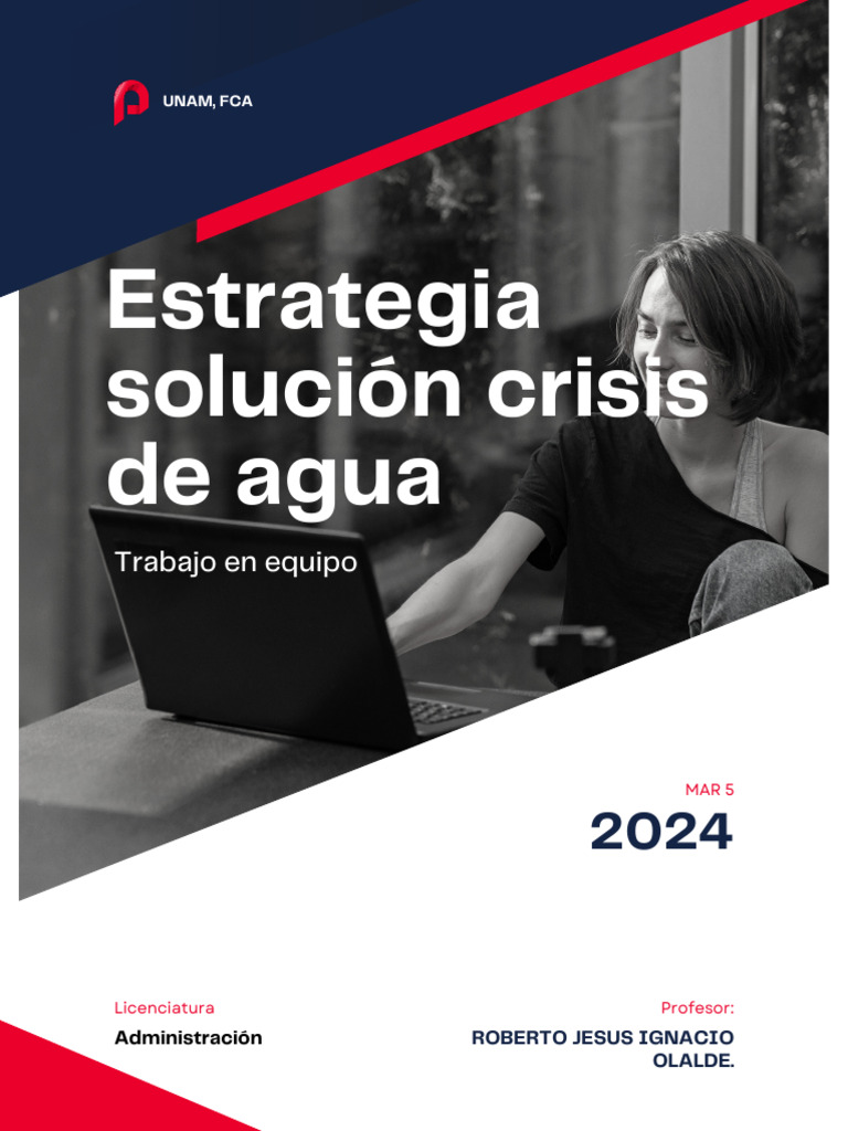 Estrategia De Solución De Agua Pdf Agua Recursos Hídricos