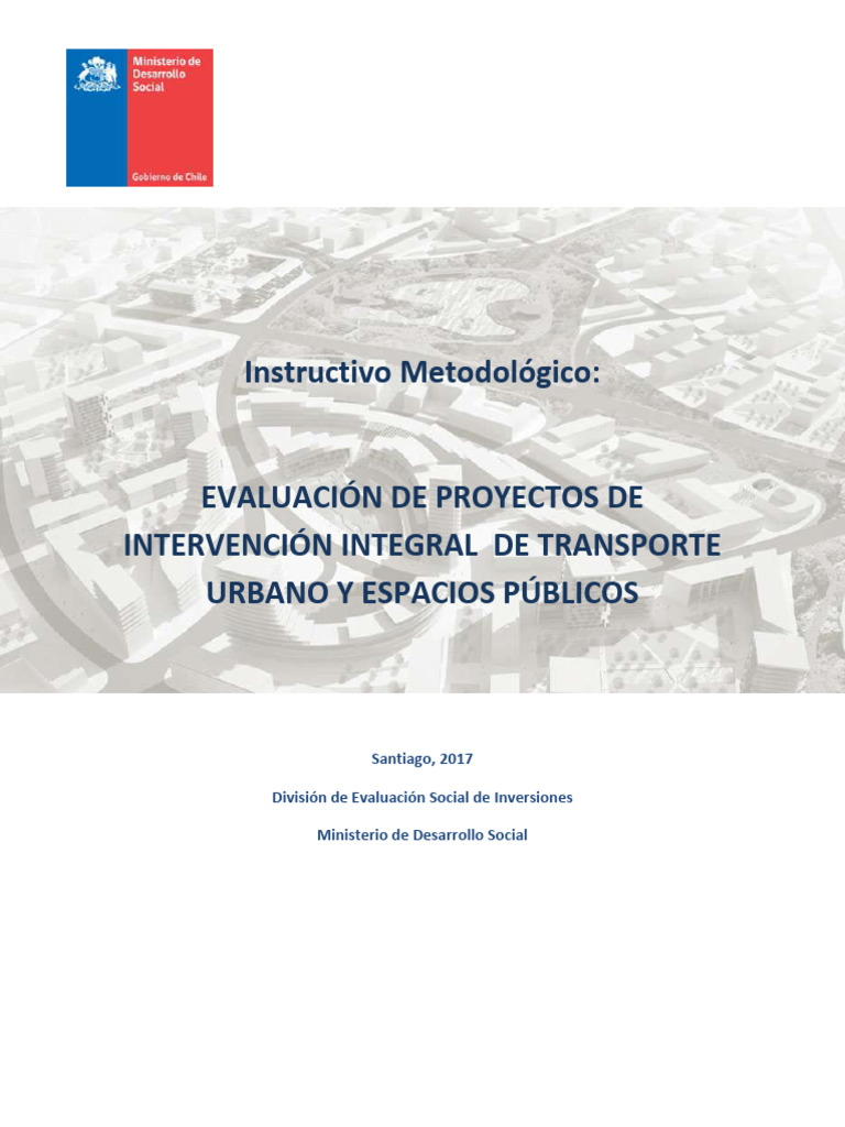 Evaluación de Proyectos de Transporte Urbano | PDF | Transporte ...