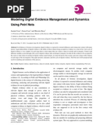 Modeling Digital Evidence Management and Dynamics Using Petri Nets