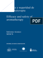 Informe de Eficacia y Seguridad de La Aromaterapia
