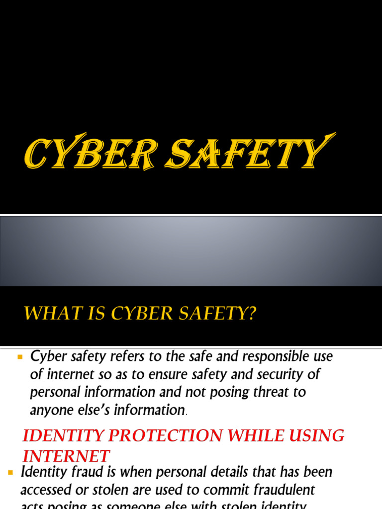 Cyber Safety | PDF | Http Cookie | Cybercrime