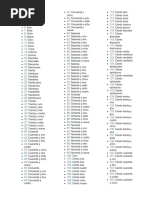 Números del 1 al 700 en Letras | PDF