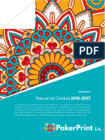 Manual de Calidad PakerPrint 2016 - 2017
