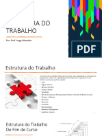 Estrutura Do Trabalho de Fim Do Curso