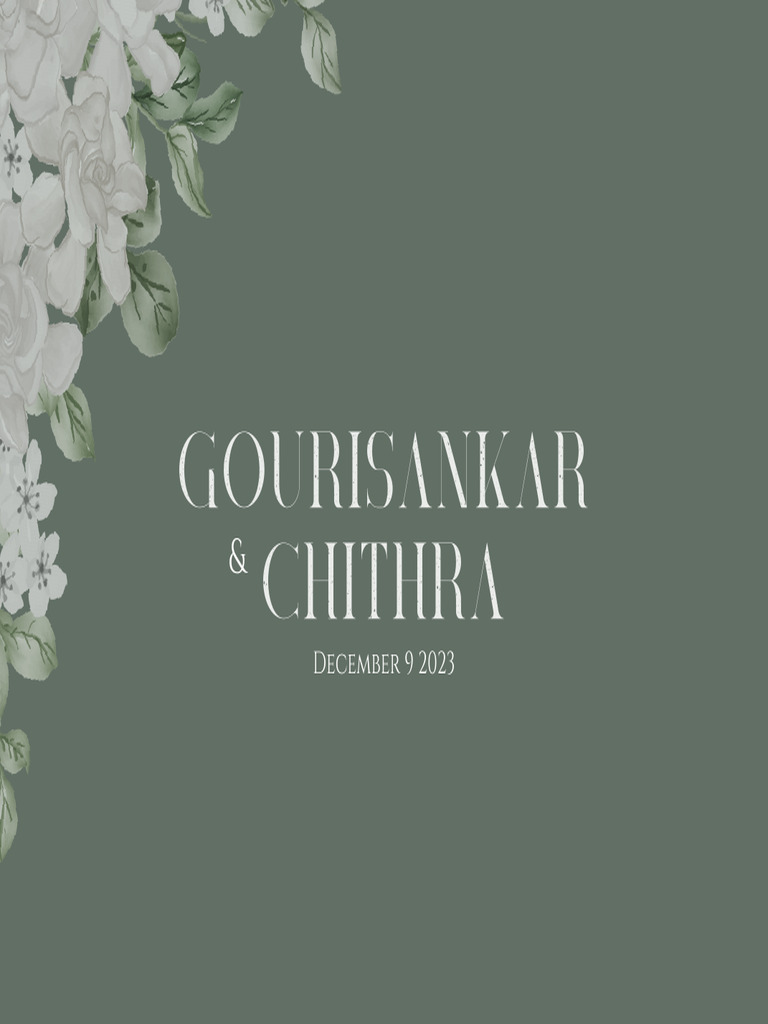Wedding Invitation | PDF