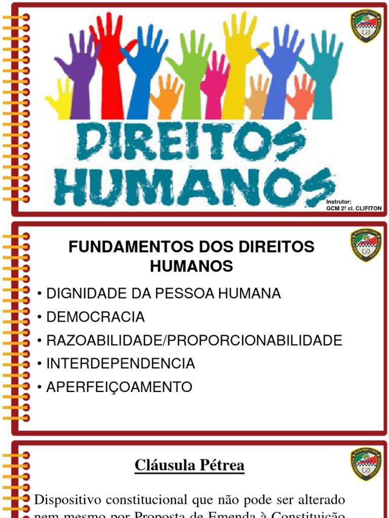 Slides Aulas 03 e 04 Direitos Humanos | PDF | Direitos Humanos | Liberdade