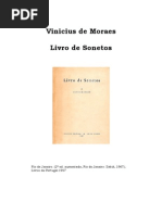 Vinicius de Moraes - Livro de Sonetos