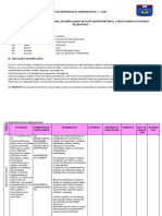 UNIDAD DE APRENDIZAJE N°  1  2° GRADO - 2024