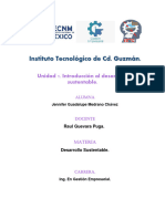 Instituto Tecnológico de Cd. Guzmán.: Unidad 1. Introducción Al Desarrollo Sustentable
