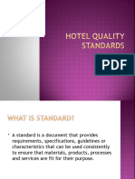 Hotel quality standards