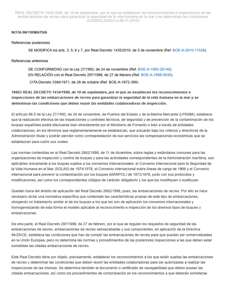 real-decreto-1434-1999-reconocimientos-embarcaciones-de-recreo-pdf