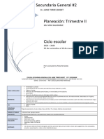 PLANEACION - Vida Saludable 2 - TRIMESTRE II