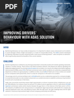 Improving Drivers Behavior With Adas Solution en