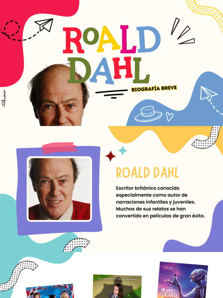Biografía Breve - Roald Dahl | PDF