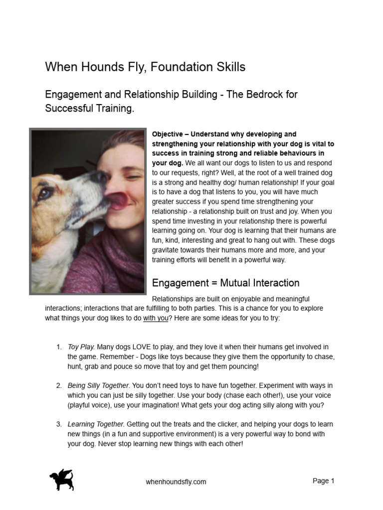 Building Strong Dog-Human Bonds | PDF | Dogs | Toys