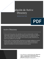 Instalación de Active Directory