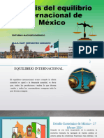 Análisis Del Equilibrio Internacional de México ENT