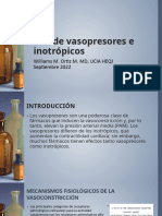 vasopresores e inotropicos