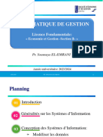 Module Informatique de Gestion-FEG S4 P1-P2
