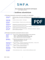 Liste Principaux Documents Techniques Fenetres Aluminium 17