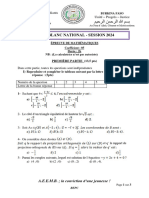 Bepc Blanc Maths 2024. Aeemb