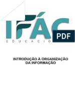 Introdução À Organização Da Informação