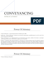 Conveyancing: Power of Attorney