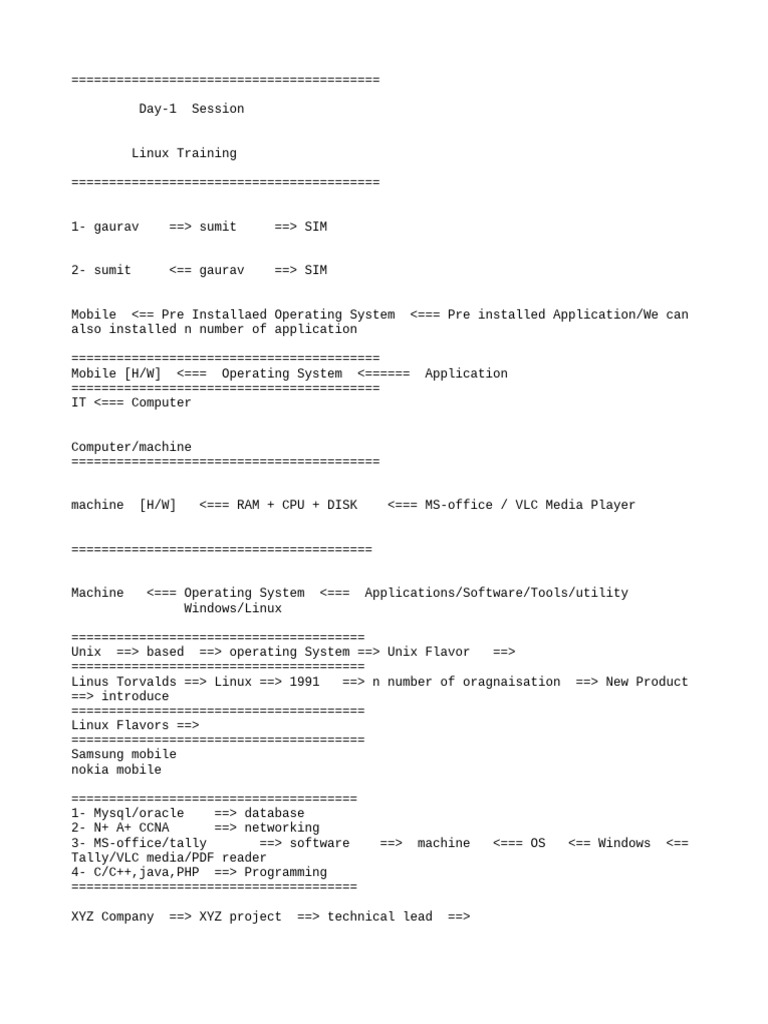 Linux Training Overview and Concepts | PDF | Operating System | Linux