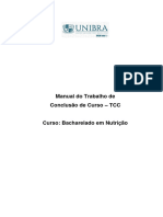 Manual de TCC - Nutrição - UNIBRA.2019