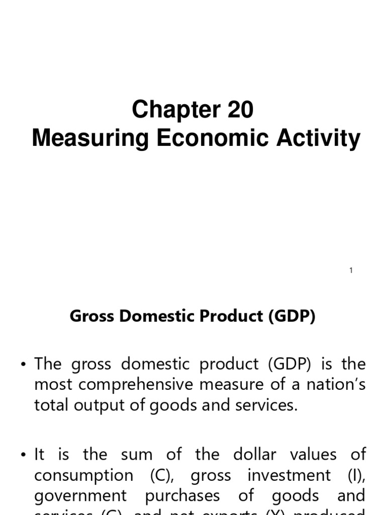 Week 4 Chapter20 | PDF | Gross Domestic Product | Consumption (Economics)