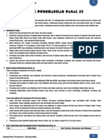 Summary of Witholding Tax Art 22 & 23 - Ringkasan PPH 22 Dan 23