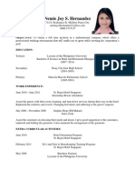 Nemie Joy S. Hernandez Resume