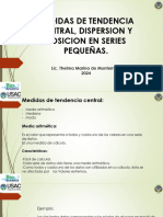 MEDIDAS DE TENDENCIA CENTRAl DISPERSION Y POSICION 2024