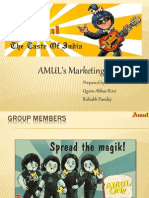 AMUL's Marketing Plan: Prepared By-Qasim Abbas Rizvi Rishabh Pandey