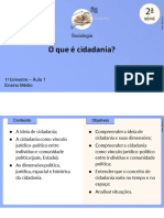 Aula 1 - O Que É Cidadania PDF