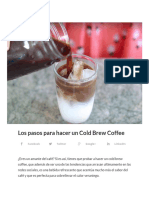 Los Pasos para Hacer Un Cold Brew Coffee - Recetas Tasty