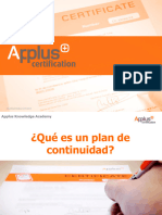 Knowledge Academy - Plan de Continuidad